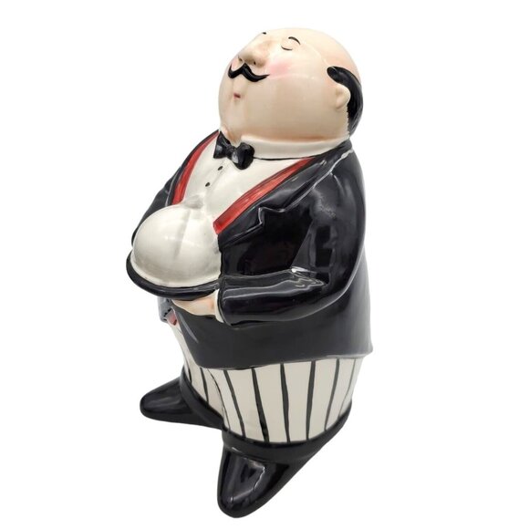 TRACY FLICKINGER Certified International Ceramic CHEF Waiter Utensil Holder - Picture 6 of 8